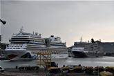 El Puerto de Cartagena recibe la primera doble escala de cruceros del año con 1.670 pasajeros