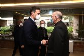 El presidente Snchez y el cardenal Omella celebran el acuerdo sobre inmatriculaciones alcanzado entre el Gobierno y la Conferencia Episcopal