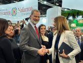 La alcaldesa de Archena invita, en FITUR, al rey Felipe VI a la inauguracin del prximo Congreso Nacional de Termalismo en Archena