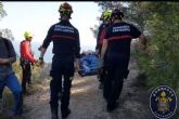 Evacan a un senderista de 70 años con fractura de tobillo en el Cabezo de la Fuente