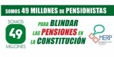 La campana �Somos 49 millones para blindar las pensiones� vuelve a salir a la calle en toda Espana