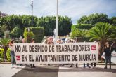 Continan las movilizaciones del SIME para exigir la estabilizacin de todo el personal interino o temporal del Ayuntamiento de Murcia