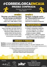 El próximo domingo 3 de mayo se celebrará el reto #CorreXLorcaEnCasa