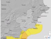 La Agencia Estatal de Meteorología actualiza la hora de finalización de avisos amarillos por fenómenos costeros en la Región de Murcia
