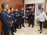 Cinco nuevos agentes se incorporan a la plantilla de Polica Local en prcticas