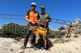 Rescatan a una cría de arruí en los Pozos de la Nieve, Totana