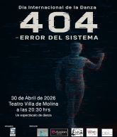 El Teatro Villa de Molina acoge la Gala del Día Internacional de la Danza con el espectáculo 404  ERROR DEL SISTEMA el jueves 30 de abril