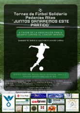 El Torneo de Fútbol Solidario Pedanías Altas 'Juntos ganaremos este partido' recaudará fondos para la Asociación Pablo Ugarte que lucha contra el cáncer infantil
