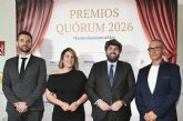 López Miras subraya en la entrega de los 'Premios Quorum' 