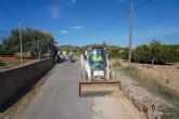 El Ayuntamiento repara el camino de Los Chorrillos en Cuesta Blanca
