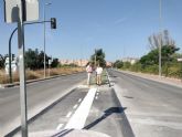 El Ayuntamiento mejora conectividad y fluidez del tr�fico en la transitada avenida Ciudad de Aranjuez de Santiago y Zara�che