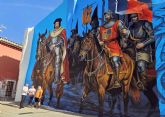 Caravaca incorpora una nueva obra de arte urbano inspirada en la visita del Rey Fernando 'El Cat�lico' a la Vera Cruz