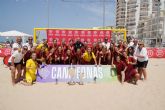 La Sub-17, campeona y la Sub-20, subcampeona del nacional de f�tbol playa femenino