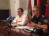 El Ayuntamiento de Lorca pone en marcha un plan de refuerzo policial tanto en el casco urbano como en las pedanías durante este verano