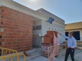 El Ayuntamiento de Lorca supervisa las obras de ampliación del consultorio de Purias que posibilitarán que los vecinos recuperen su atención sanitaria