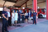 La consejera de Presidencia visita el parque de bomberos de guilas y alaba su capacidad de respuesta