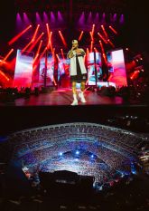 Nicky Jam conquist el Estadio Monumental de Caracas ante 30 mil fanticos