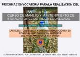 La concejala de Parques y Jardines convoca un curso de riego localizado y otro de manipulador de fitosanitarios avanzado