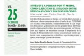 Cartagena Piensa organiza el taller Atrvete a pensar por ti mismo. Cmo ejercitar el dilogo entre personas con y sin discapacidad