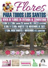 El Ayuntamiento vuelve a poner en marcha la campana de Venta de Flores en el Cementerio municipal con motivo del Día de Todos los Santos