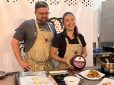 La chef Masako Morishita presenta en el CCT la receta ganadora del concurso celebrado en Estados Unidos Murcia al vino PDO cheese cooking contest