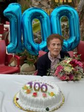Carmen Fuentes Olmos, vecina de Torre Pacheco cumple 100 años