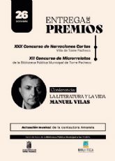 'La literatura y la vida' conferencia de Manuel Vilas en Torre Pacheco