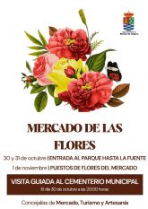El Mercado de las Flores 2025 de Molina de Segura se celebra del 30 de octubre al 1 de noviembre