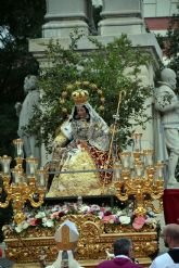 Antonio Rend. La Divina Pastora de Santa Marina, coronada como Reina y Madre de los fieles en un histrico acto en Sevilla