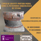 Kalathos organiza un curso de graffiti-pintura mural sobre patrimonio arqueol�gico de Totana