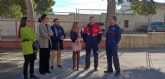 La gerente del CEIS, Vernica Lpez, visita el Parque de Bomberos de Cieza
