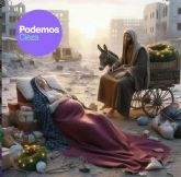 Podemos Cieza felicita las fiestas a la ciudadana, recordando que 'nunca debemos dejar de luchar contra la guerra y la injusticia'