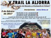 Abierto el plazo de inscripciones para la V Trail de La Aljorra