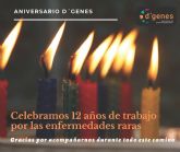 D´Genes celebra hoy 12 años de trabajo en favor de las personas que conviven con enfermedades raras y sin diagnóstico