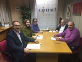 Los responsables de la ponencia 'sociedad del bienestar y nuevas oportunidades' mantienen una reunion con representantes del CERMI
