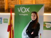 La concejal de VOX Pilar García, nueva portavoz del Grupo Mixto en el Ayuntamiento de Cartagena
