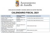 Gestión Tributaria hace públicas las fechas claves del calendario fiscal local de 2021