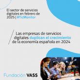 Las empresas de servicios digitales duplican el crecimiento de la economa espanola en 2024