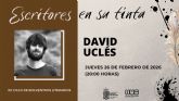 El Ciclo Escritores en su tinta 2026 de Molina de Segura arranca el jueves 26 de febrero con David Uclés