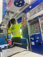 El 061 incorpora a su flota 9 nuevas ambulancias asistenciales