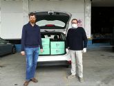 Fetn, realiza una donacin a Cruz Roja y al Banco de Alimentos de Murcia