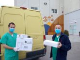 Alimer dona al Hospital Rafael Méndez material de protección para personal sanitario
