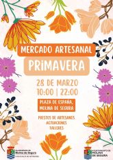 Molina de Segura acoge una nueva edición del Mercado Artesanal en la Plaza de Espa&ntilde;a el sábado 28 de marzo