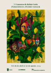 Josu M. Lozano ilustra el cartel de la sexta edicin del 'Concurso de Relato Corto Periodista Pedro Soler'