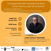 Una exposici�n mostrar� en el Museo de Santa Clara documentos de la historia del monasterio desde la Edad Media y Moderna
