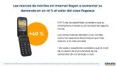 Las marcas de mviles sin internet llegan a aumentar su demanda en un 40 % al calor del caso Pegasus
