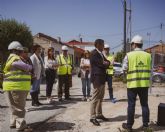 Aguas de Murcia realiza obras para dotar de servicio de alcantarillado a las viviendas del Rincón de los Cobos de El Raal