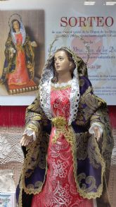 Avanza el proceso de restauración de la Virgen de los Dolores de San Lorenzo