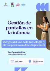 Bullas acoge una charla sobre el uso de pantallas en la infancia y la mediación parental