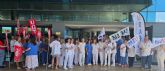 SAE y TECNOS se concentran por la reclasificaci�n profesional en apoyo a la huelga convocada hoy en Sanidad